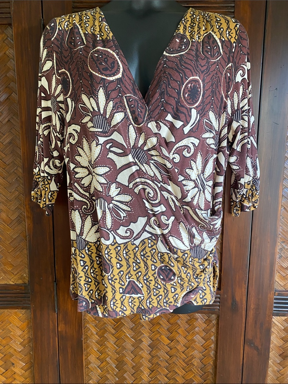 Karen Kane - Vintage faux wrap 1X